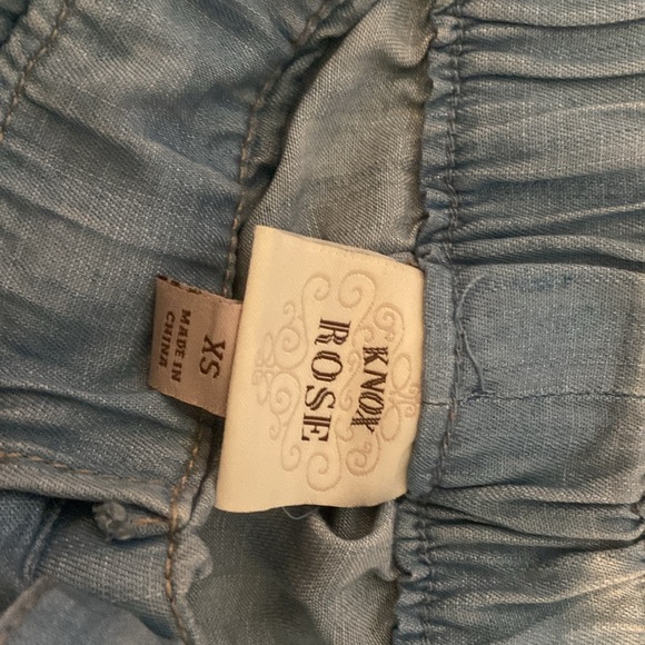 Knox Rose Women's blue Draw String Elastic Waist Jogger Pants Size XS - Picture 3 of 3